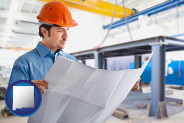 a construction engineer - with New Mexico icon